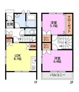 Ronti(ロンチ)I【1階】の間取り