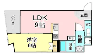 THE MARKS WAY【3階】の間取り