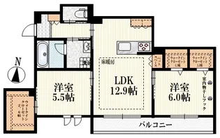tres rios(トレス リオス)【2階】の間取り