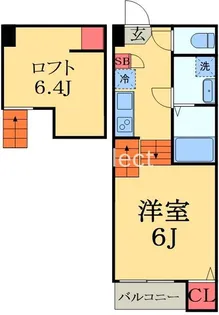 グランシエル東千葉【2階】の間取り
