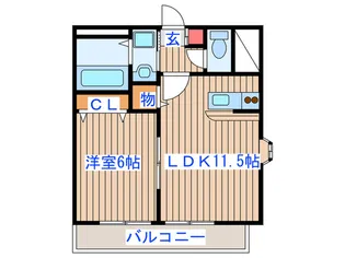 コージーコート五輪【5階】の間取り