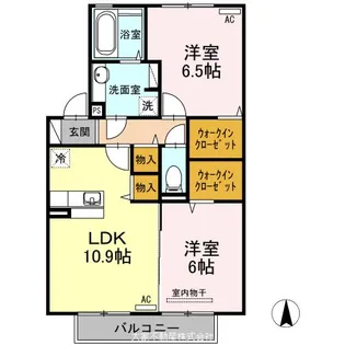 ラ・サクラ・サクラI/ラ・愛夏・ミミ ラ・サクラ・サクラI【2階】の間取り