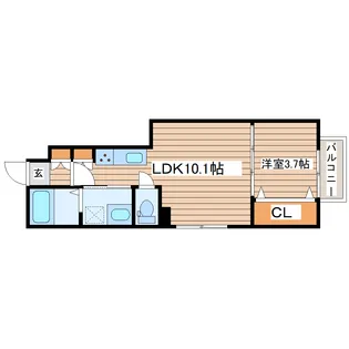 キララ鈎取本町I【1階】の間取り