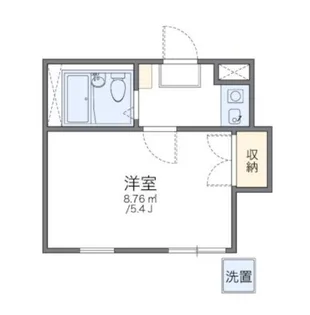 レオパレスパークサイド【1階】の間取り