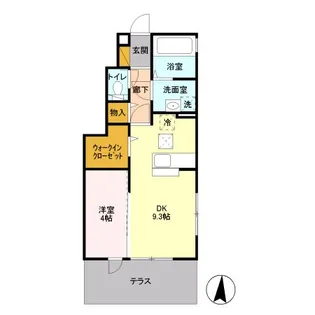 アムール光が丘 A【1階】の間取り