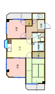 プロスピリティー狭山【3階】の間取り