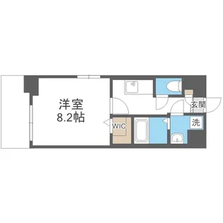 ヴィッラアプリーレ西新南【5階】の間取り