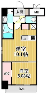 S-RESIDENCE千住大橋【7階】の間取り