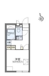 レオパレスSO小石川【1階】の間取り