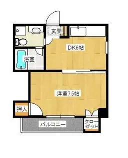 ハイネス住吉【3階】の間取り