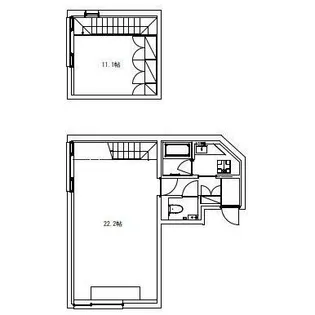 Bark Lane Ebisu バークレーン恵比寿【3階】の間取り