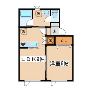 apied(アピエ)【1階】の間取り