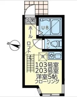 ユナイト安針リシュリーの杜【1階】の間取り