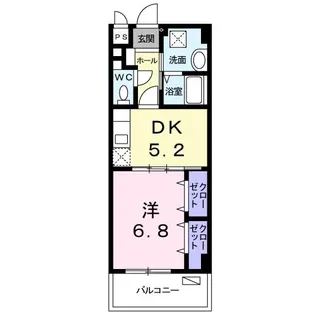 バーバリー・ヒル【2階】の間取り