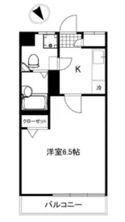 日吉第三コーポA棟【6階】の間取り