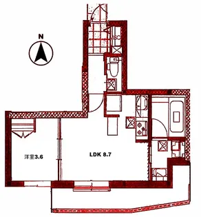 キリッシュパーク【1階】の間取り
