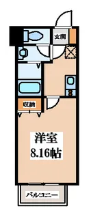 M-flat衣摺2【1階】の間取り