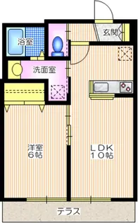 横濱山の手テラス【1階】の間取り