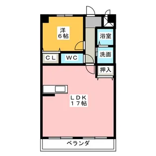 フォルシュ22【3階】の間取り