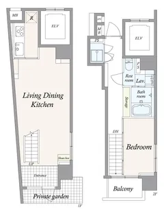 EXAM南麻布の間取り