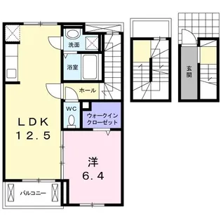 ルマン東雲【3階】の間取り