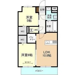 Y&MフレンドI【6階】の間取り