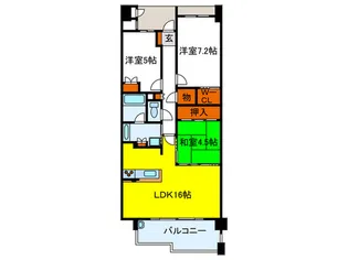 ザ レジデンス豊中E棟の間取り