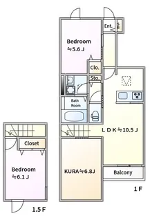 マインハオス【1階】の間取り