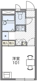 レオパレスエスペランサ分梅(24841)【3階】の間取り