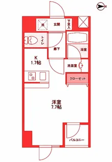 Monte Rosa (モンテローサ)【1階】の間取り