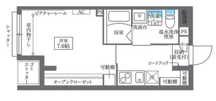COCOCUBE東蒲田【1階】の間取り