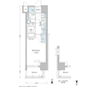 アーバネックス深川住吉【5階】の間取り