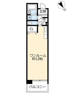 URアーベイン香椎南【7階】の間取り