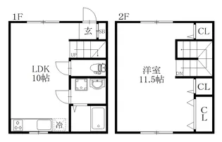 LIBERTY草加の間取り