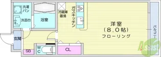 ヴィアーレ新寺【2階】の間取り