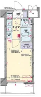 パレステュディオ白金【5階】の間取り