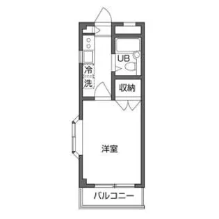 メタルスクエア粕谷【3階】の間取り