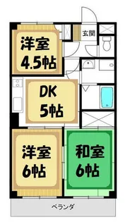 メゾンミナミ【2階】の間取り