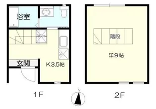 コーポ・ドリーム【1階】の間取り