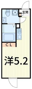 クレサージュ青戸【1階】の間取り