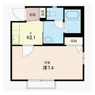 ビューテラスアピアA【2階】の間取り