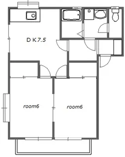 シャルム C【2階】の間取り