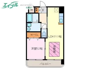 ウィルホンション【1階】の間取り