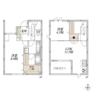 gluck haus グリュックハウスの間取り