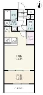 Ark Residence西田代【1階】の間取り