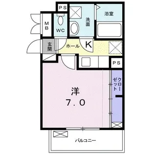 アヴニール【2階】の間取り