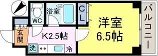 スカイコート新小岩【5階】の間取り