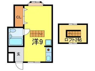ジャクソンハウス【2階】の間取り