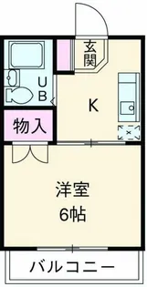ホワイトコーポ【2階】の間取り