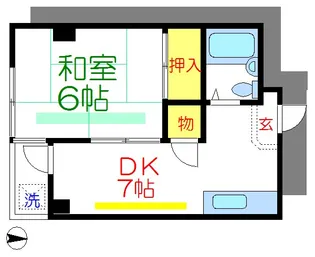 三ノ輪三井ハイツ【5階】の間取り